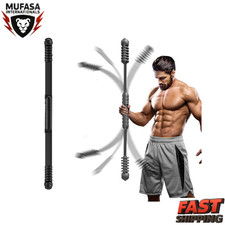 Elastic Fitness Bar Arm Twister Core Strength Home Gym Workout Bar