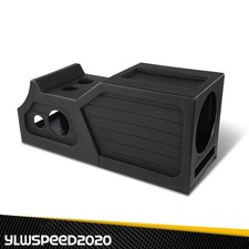 12" Center Console Subwoofer Box Fit For 2007-2013 Chevy Silverado GMC Sierra