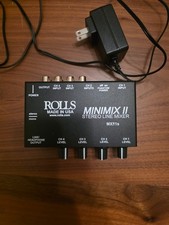 Rolls MX51s MiniMix II Stereo Line Mixer w/ Power Adapter