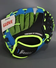 Franklin Sports Teeball Glove and Ball Set - Kid s Righty Baseball - 9 In. Blue