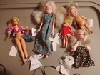 lot small vintage mini dolls barbie skipper ? toddler tiny