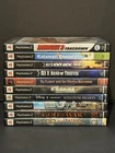 PS2 - 10 Game Lot - God of War, Metal Gear, Sly Cooper, Dragon Quest VIII