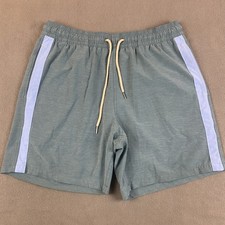 Fair Harbor Shorts Mens XL Blue Lined Swim Elastic Waist Beach