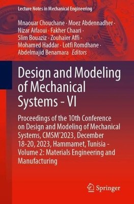 Design and Modeling of Mechanical Systems - VI - 9783031650062