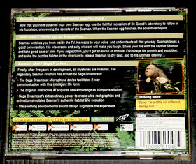 SEGA DREAMCAST SEAMAN LEONARD NIMOY SPOCK VOICE ACTIVATED GAME NO MIC AUTHENTIC