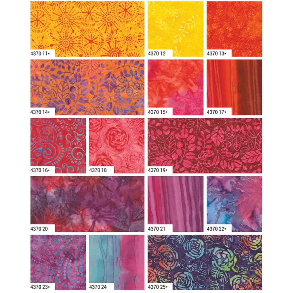 Sunburst Batiks Charm Pack by Moda Fabrics - Image 2 of 3