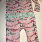 ruffle butts 6-12 months footed zip up pajamas — photo 3