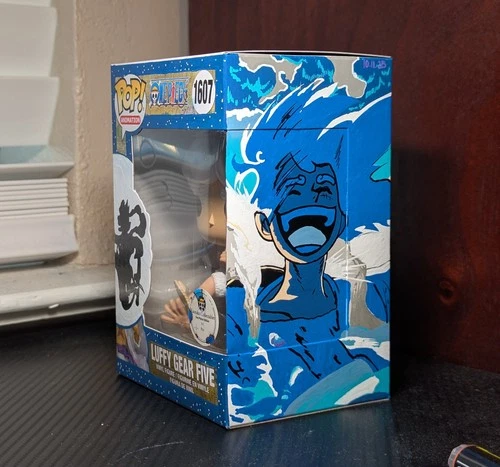 Funko Pop Animation One Piece Luffy Gear Five Vinyl  With Custom Art