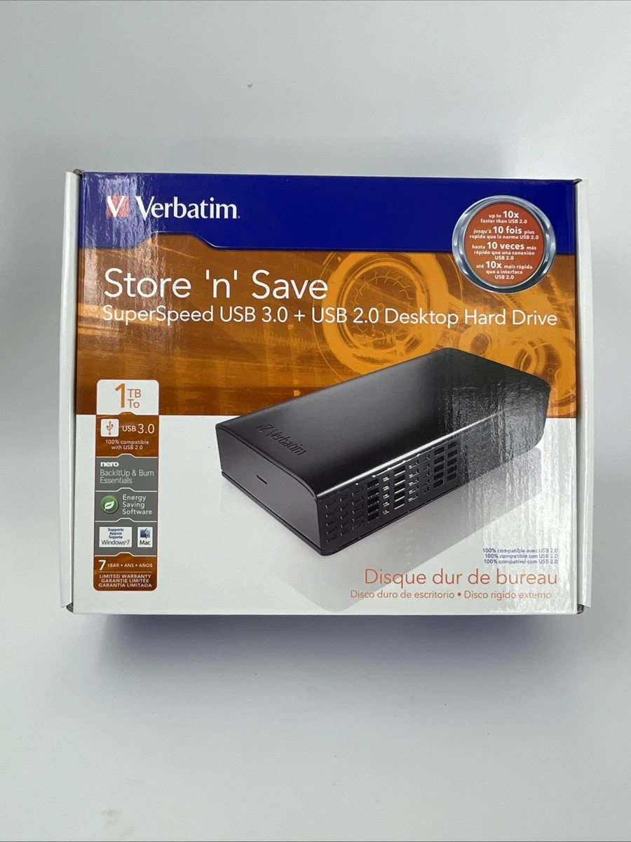 Verbatim 1 TB External Hard Disk Drives for sale | eBay