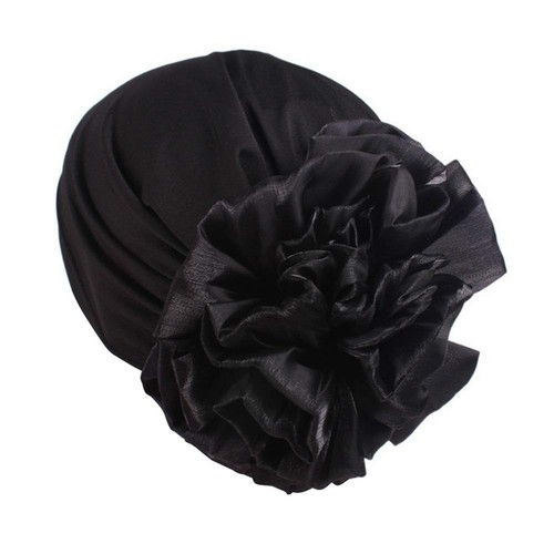 Muslim Women Flower Elastic Turban Beanie Head Scarf wrap Chemo Cap hat for C...