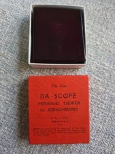 Da Scope Slide Viewer Kodachrome Bakelite With Slide Magnifier