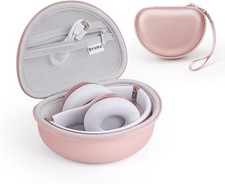 Hard Case for Beats Solo 4 Solo 3 Headphones Travel Storage Bag Rose Gold