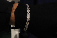 8 Ct Round Cut Simulated Diamond Tennis Bracelet 925 White Sterling Silver
