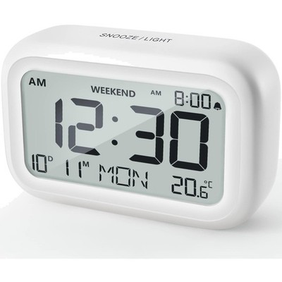 Digitaluhr Wecker LCD Display Batterie Snooze Wochenendfunktion Schlafzimmer