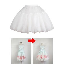 Damen Petticoat Lagen Tüllrock für Lolita Cosplay, Ballett Tanz Hochzeit