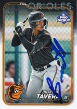 Braylin Tavera Signed IP 2024 Topps Pro Debut Card #PD-161 Baltimore Orioles!