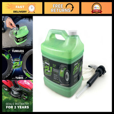 2-in-1 Tire Tube Sealant - Puncture Repair, Eco-Friendly, Non-Toxic, 1 Gallon