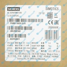1PCS NEW SIEMENS SERVO MOTOR 1FL6061-1AC61-2LH1