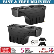 For Ford Ranger 2022-2025 Lockable Tailgate Bed Storage Swing Case Tool Box Pair