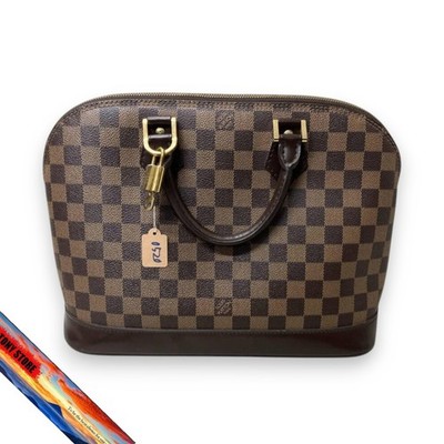 Louis Vuitton Damier Alma PM Brown Monogram Canvas Classic Bag for Women