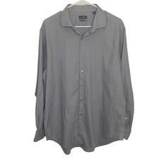 Van Heusen Men's XL Shirt Slim Fit Stretch Long Sleeve Collared Button 17-17.5