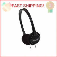 Koss KPH7 Lightweight Portable Headphone, Black