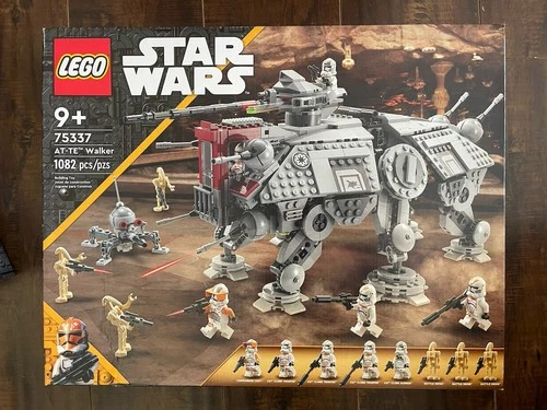 LEGO STAR WARS AT-TE Walker 75337 Brand New Sealed Box Clone Trooper Tank