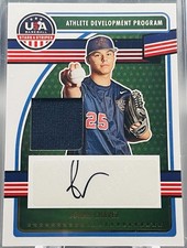 2023 Panini Stars & Stripes - USA Baseball #ADPS-JC Jonah Chavez (AU,MEM)