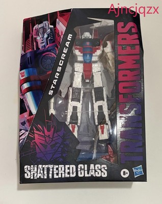 Transformers Shattered Glass Starscream Pulse Exclusive Action Figure in stock