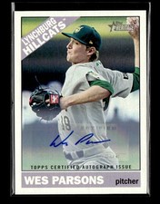 2015 Topps Heritage Minor League #ROA-29 Wes Parsons Real One Autographs