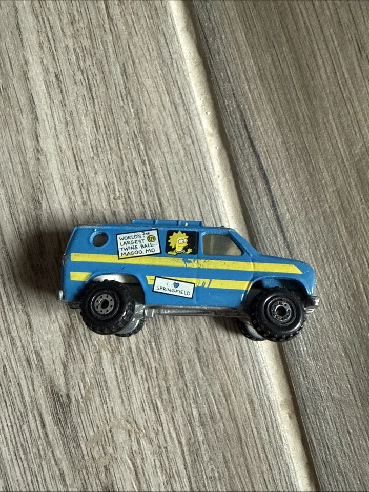 Hot Wheels 1990 Simpsons Family Camper Scene Machine 1977 Baja Breaker Van Foto 2 de 3