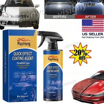 Car Coating Spray,Quick Effect Coating Agent,Car Scratch Wax Polish Spray Liquid