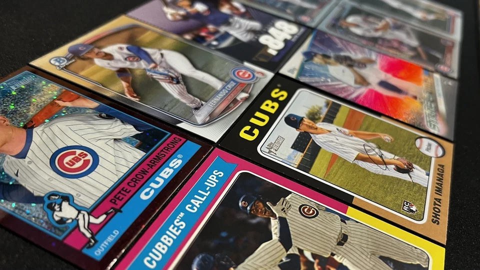 Lote de 50 tarjetas de los Chicago Cubs Topps inicio de béisbol Crow-Armstrong Foto 4 de 4