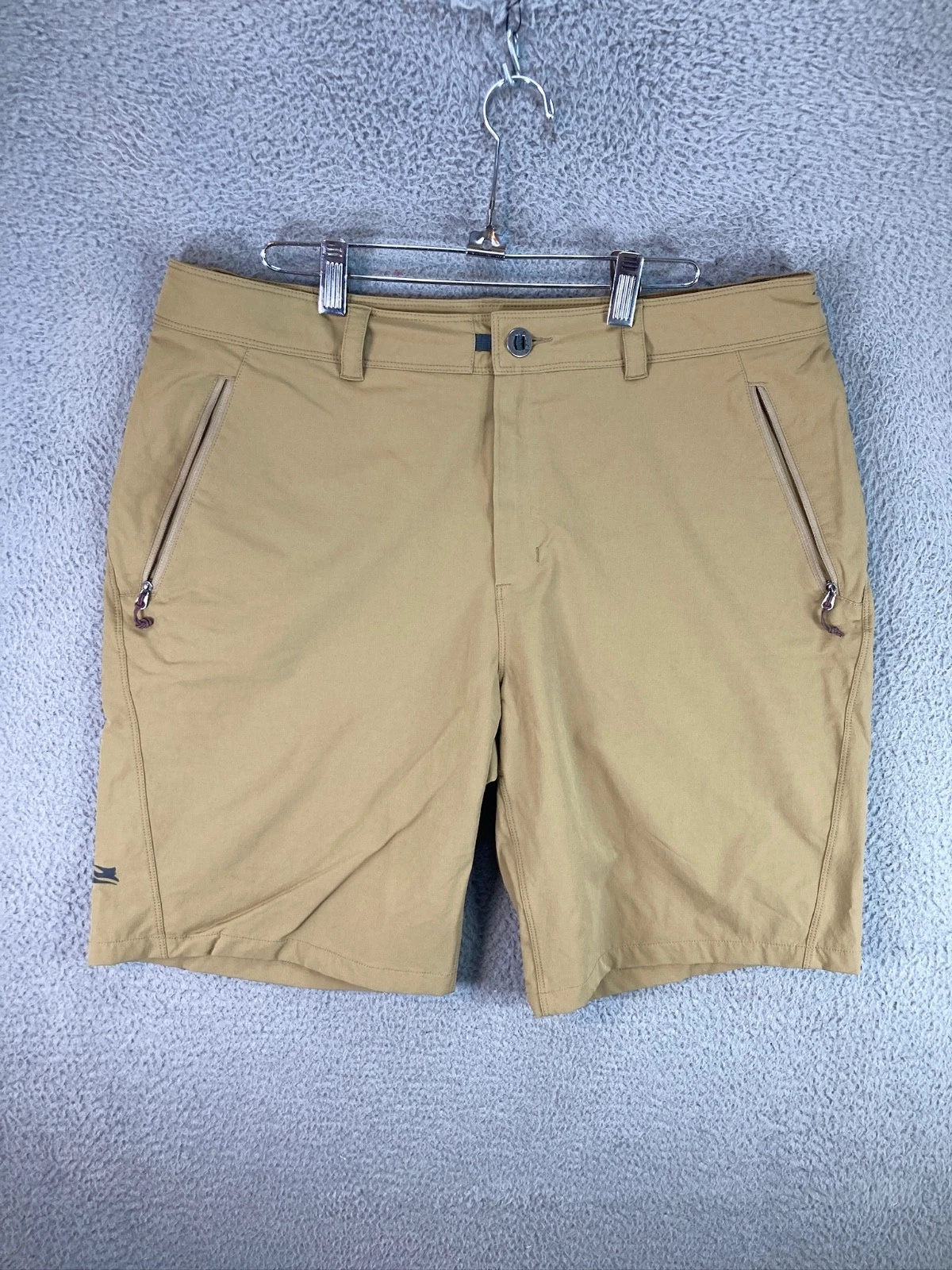 Sitka Gear Territory Shorts Mens 36 Khaki Stretch Cargo Nylon Hiking Outdoors