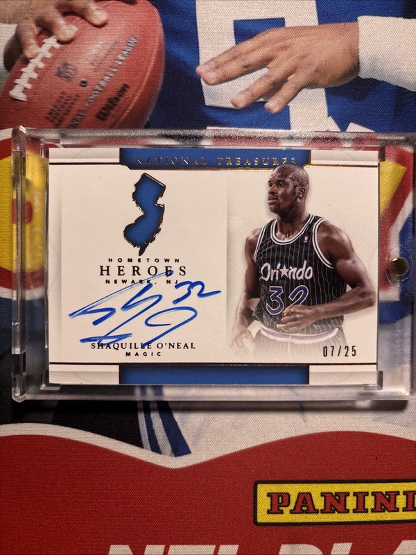 2016 Panini National Treasure Hometown Heroes Bronze Auto /25 Shaquille O’Neal