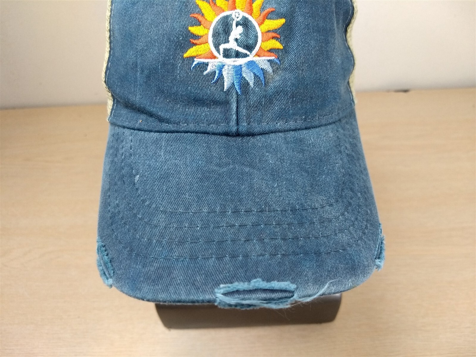 SUP WARRIOR ADJUSTABLE SNAPBACK DISTRESSED TRUCKE… - image 4