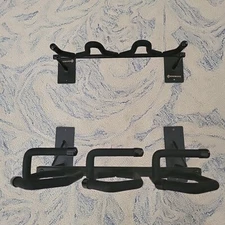 GOHIKING 3 Gun Riffle Shotgun Rack Vertical Wall Mount Holder Hanger Storage