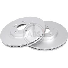 A.B.S. 2x Bremsscheibe vorne 296 belüftet für Honda Accord VIII CU CW