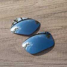 Walleva Titanium Mr.Shield Polarized Replacement Lenses for Oakley Double Edge