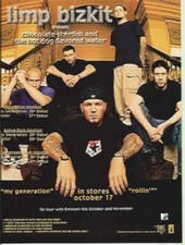 Limp Bizkit &ldquo;Rollin&rsquo;&rdquo; 2000 Promo Ad &ndash; Original Rock Music Poster 8.5x11 Rare