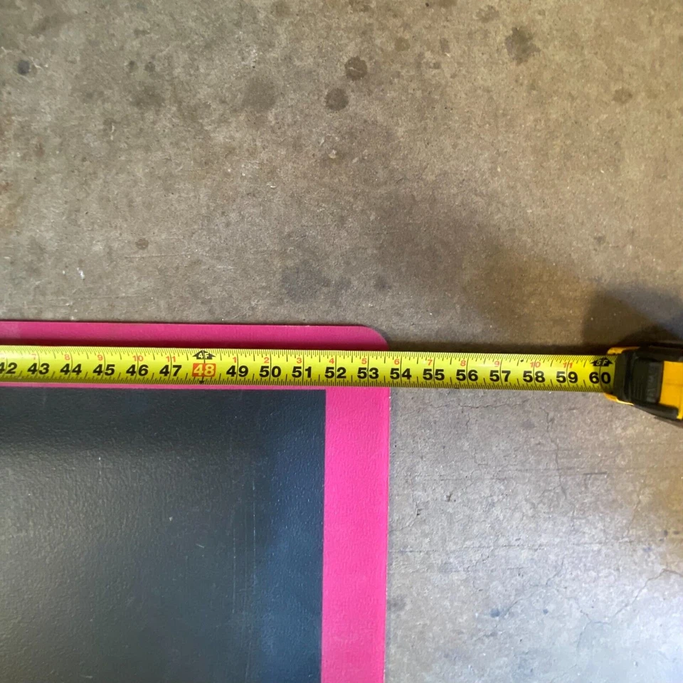 Snap-On Floor Mat Anti-Fatigue Cushioned Garage Shop Large 54” x 36” Magenta - Image 2 of 4