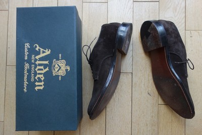 Alden Dark Brown Suede