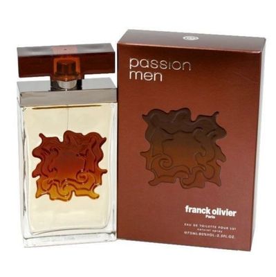 Passion Men By Franck Olivier Eau De Toilette EDT 2.5 oz / 75 ml * NEW IN BOX *