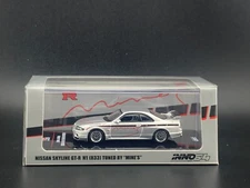 Inno64 Nissan GT-R N1 R33 Tuned By Mines Silver 1/64