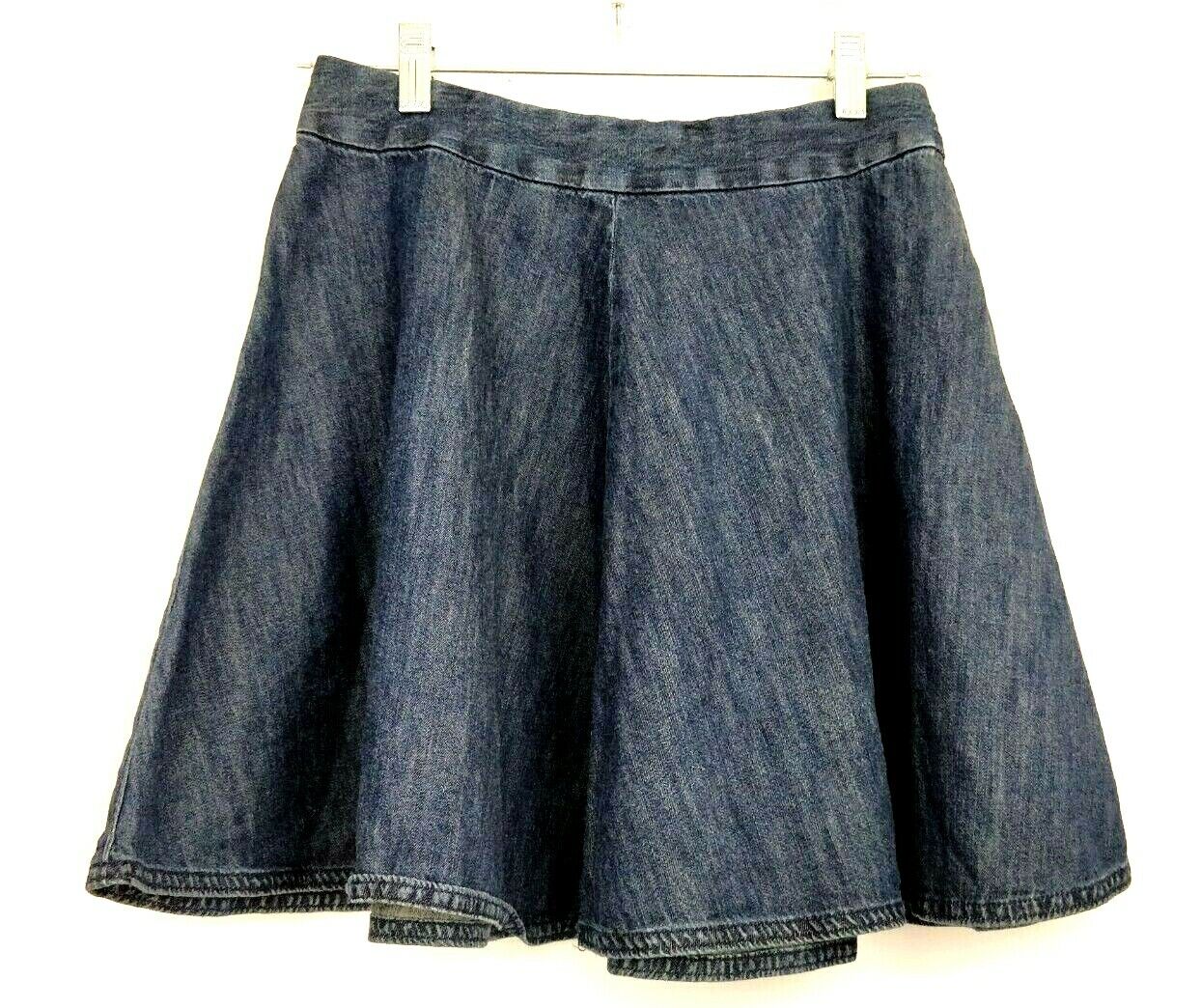 Levi's Women's Aline Flare Mini Skirt Sz. S Retro… - image 1