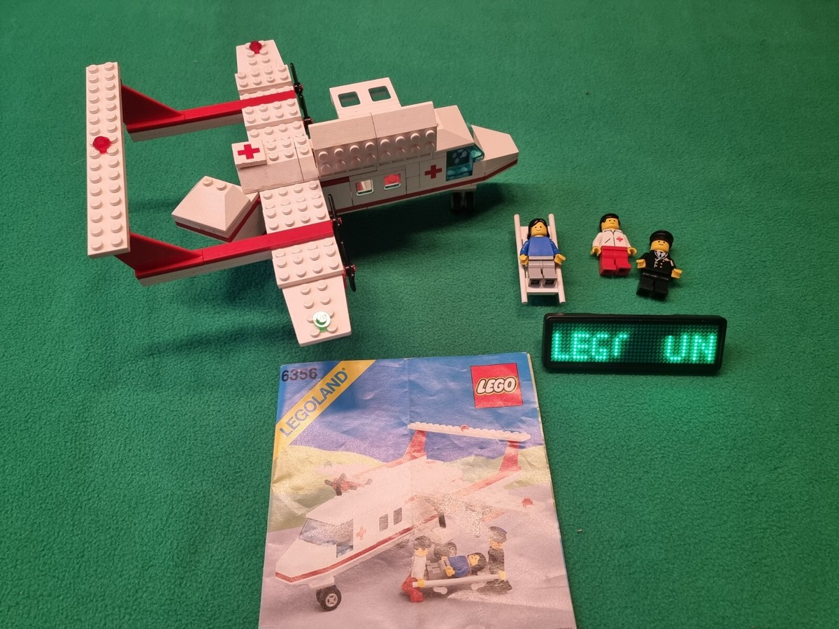 LEGOLAND® 6356 Rettungs-Flugzeug+OBA/Rescue plane+inst city(6368 6392 6396)  418