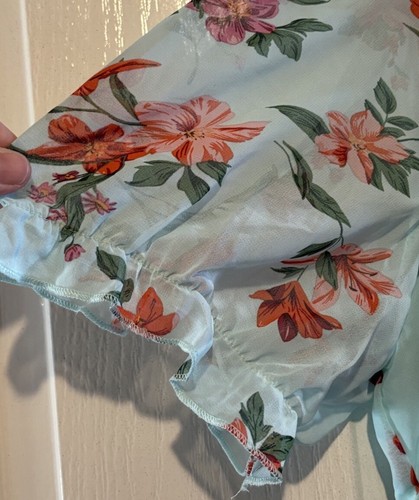 Size 18 BNWT Woman’s Floral Peplum QUIZ Top Holiday Cruise Work Wedding Occasion - Picture 4 of 10