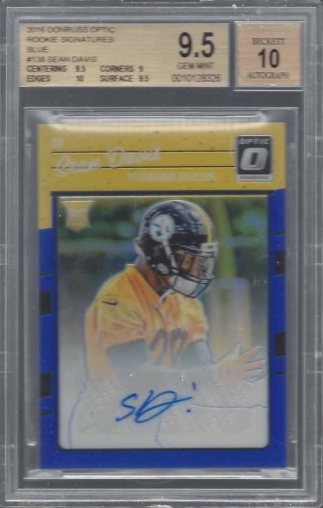 Sean Davis Panini Donruss Optic #138 Blue