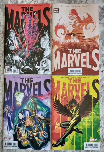 The Marvels #5-8 Set 1st Print NM- Marvel Comics 2021 Busiek #6 #7