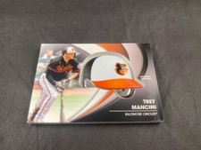 2022 TOPPS BASEBALL SERIES TWO TREY MANCINI COMMEMORATIVE BATTING HELMET CARD